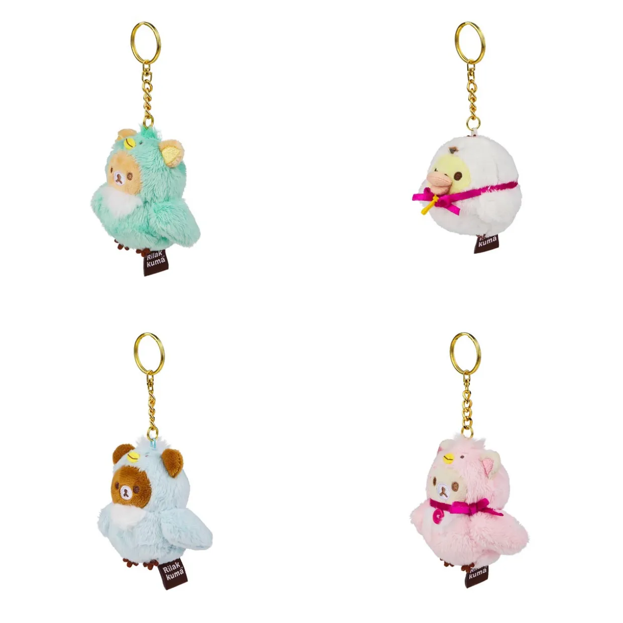BLIND BOX Rilakkuma San-X Original Swan Series Keychain Plush - 1pc