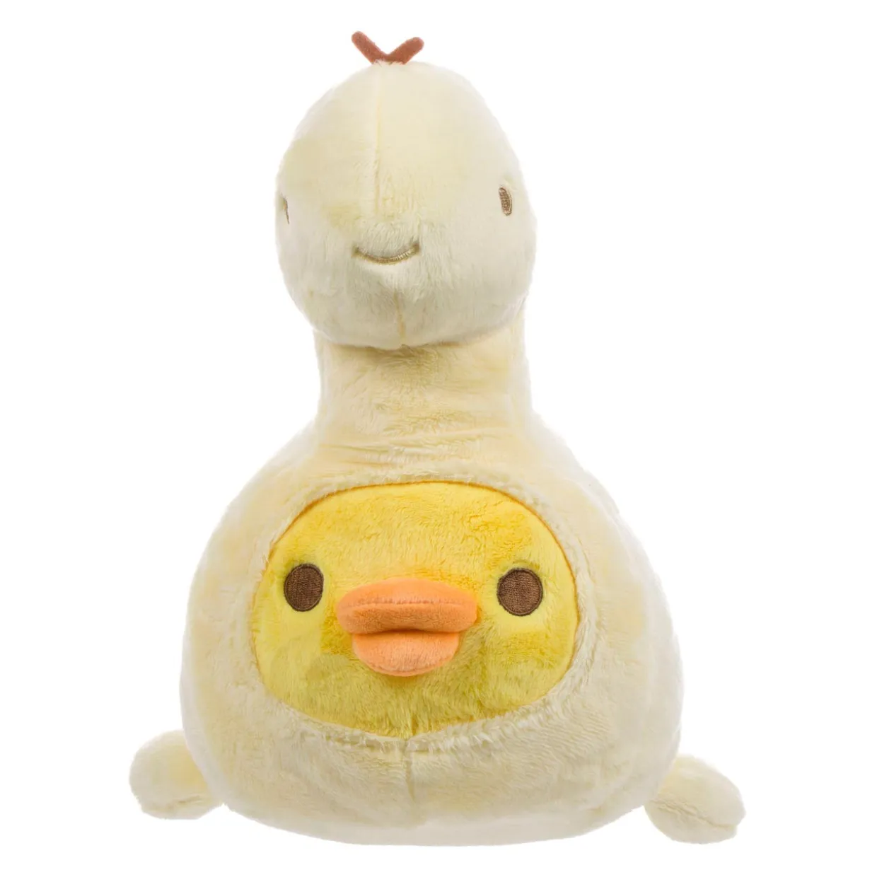 Kiiroitori San-X Original Plays with Dino Series Plush - Pastel Yellow