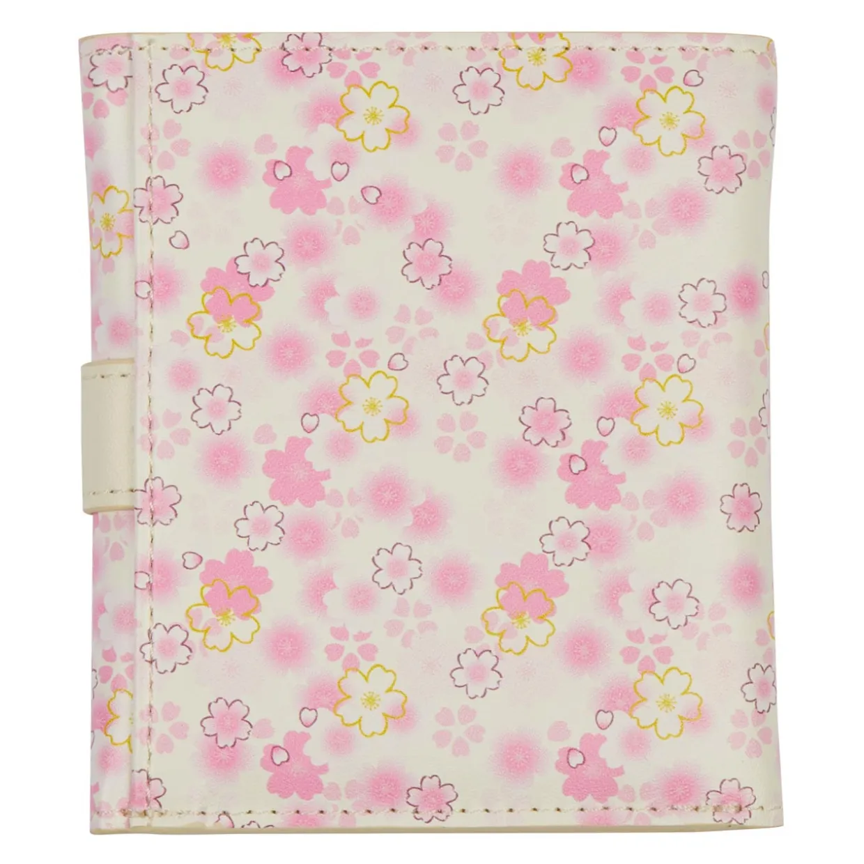 Korilakkuma Sakura Cherry Blossom Pu Leather Tri-Fold Wallet Pouch