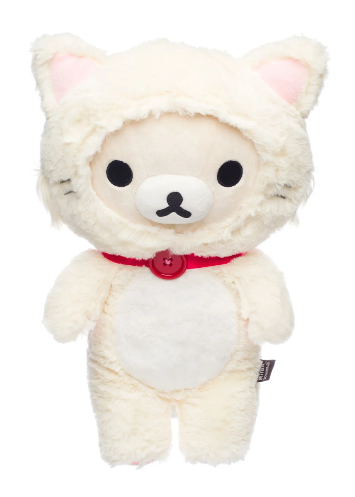 Korilakkuma San-X Original In A White Fluffy Cat Costume