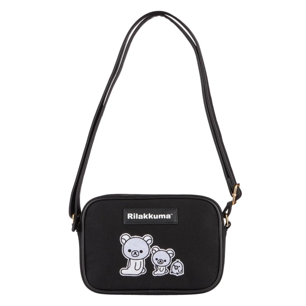 Rilakkuma and Friends Crossbody Bag - Black
