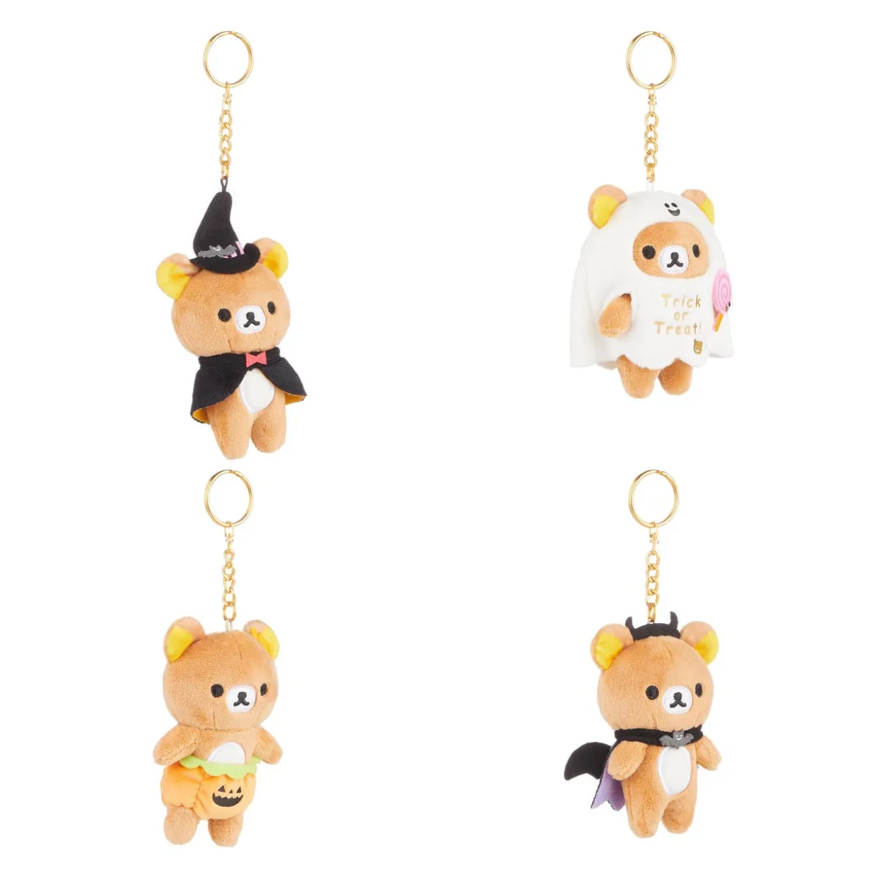Rilakkuma San-X Original Halloween Series Plush Keychain Blind Box - 1pc