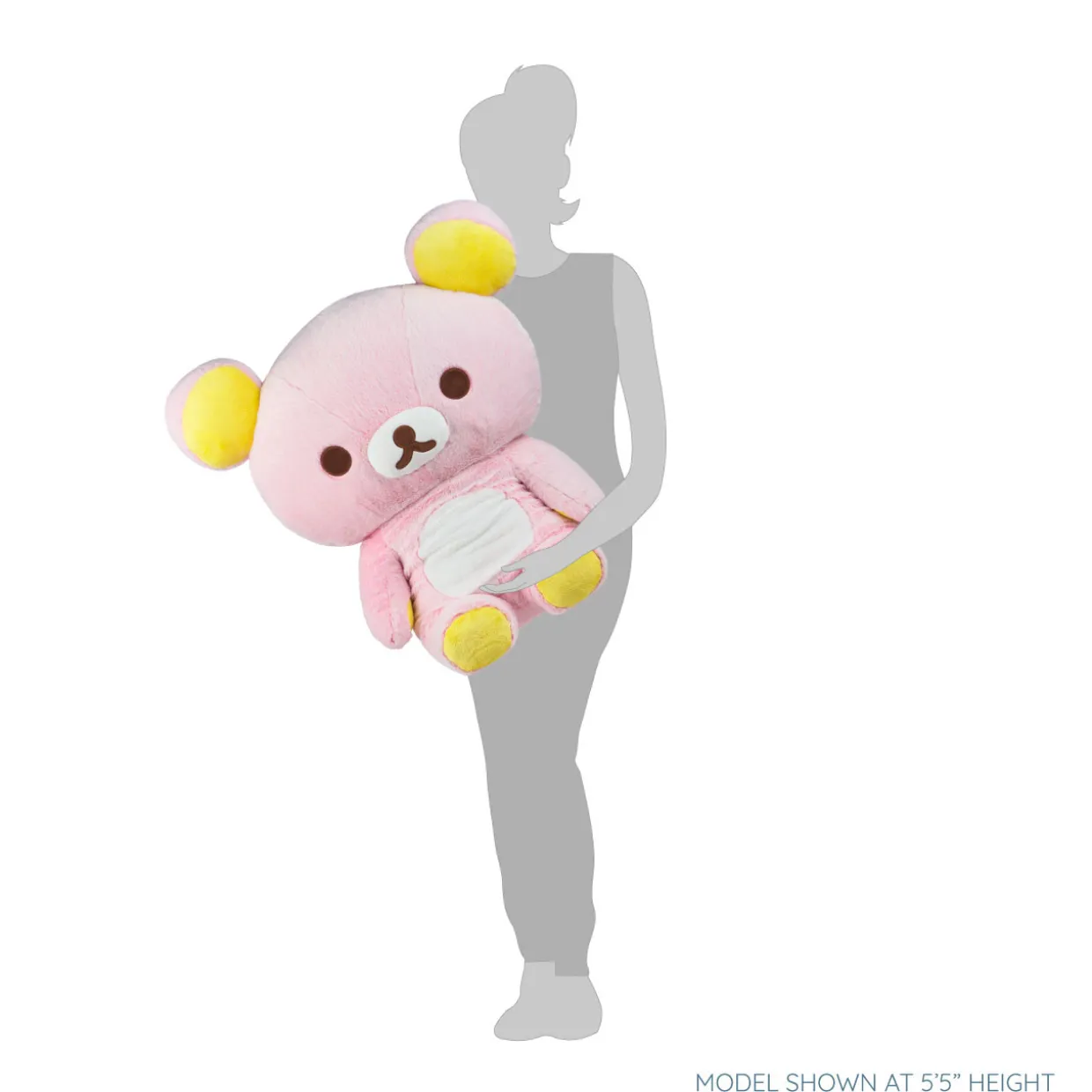 Rilakkuma San-X Original Long Pile Sherbet Series JUMBO Plush - Soft Pink
