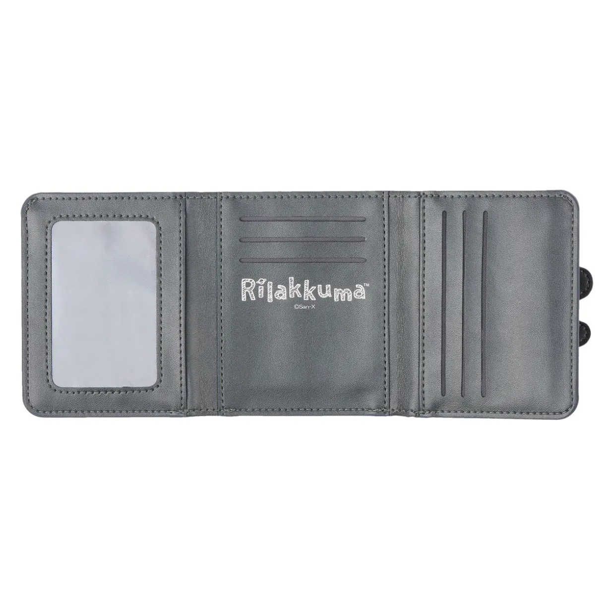 Rilakkuma Space Pu Leather Tri Fold Wallet Pouch